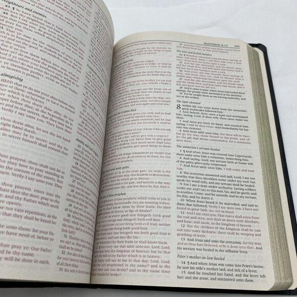 KJV King James Version Holy Bible Book Red‎ Letter Zondervan Religious Vtg 2002 - Picture 14 of 16